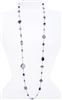 Annie Illusion Necklace - Gray Hematite Mix