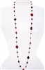 Annie Illusion Necklace - Red Mix