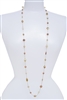 Illusion Long Pearl Necklace - Multi