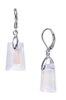 Large White Crystal Chandelier Drop Earrings