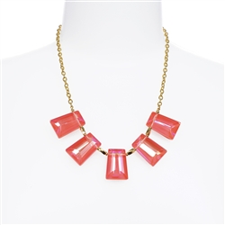 Kylie Necklace - Coral