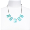 Kylie Necklace - Aqua