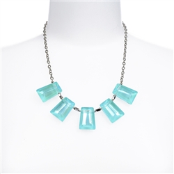 Kylie Necklace - Aqua