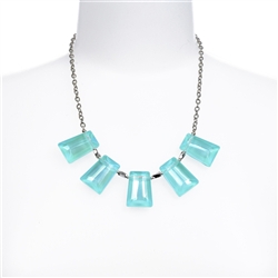 Kylie Necklace - Aqua