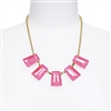 Kylie Necklace - Pink