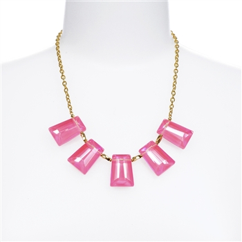 Kylie Necklace - Pink