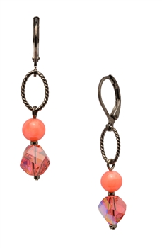 Lyla Drop Earring- Coral