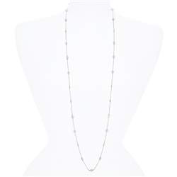 Lyla Necklace - Crystal White Opal