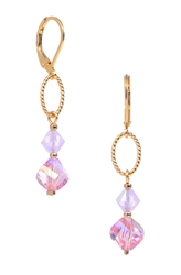 Melinda Drop Earring - Pink