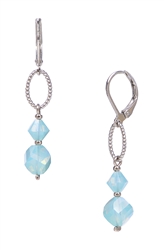 Melinda Drop Earring - Aqua