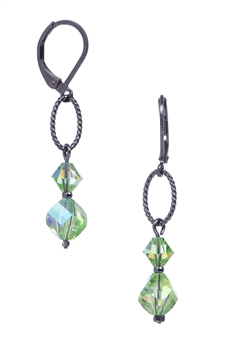 Melinda Drop Earring - Peridot