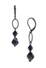 Melinda Drop Earring - Jet