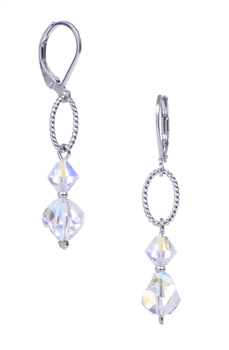 Melinda Drop Earring - Clear