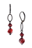 Melinda Drop Earring - Red