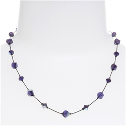 Melinda Necklace - Purple