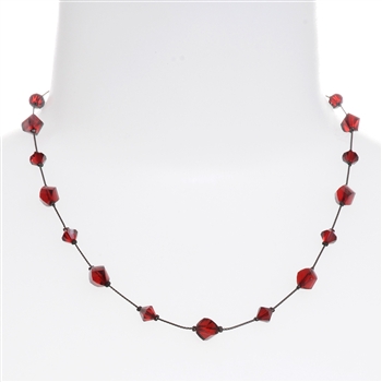 Melinda Necklace - Red