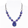 Paxton Pendant Necklace - Purple Abalone
