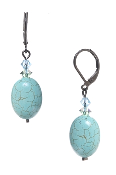 Ronnie Fabulous Drop Earring - Turquoise