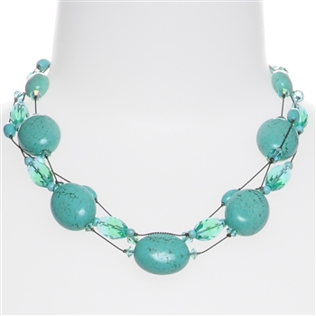 Ronnie Fabulous Necklace - Turquoise