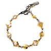 Ronnie Mae Bracelet - Gold Crystal