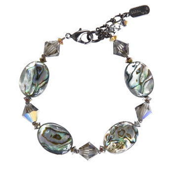 Ronnie Mae Bracelet - Natural Abalone