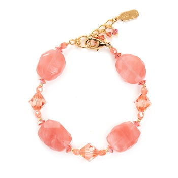 Ronnie Mae Bracelet - Coral