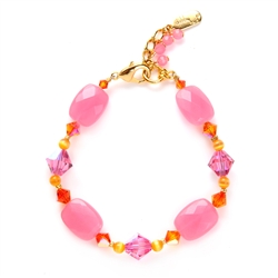 Ronnie Mae Bracelet - Pink / Orange