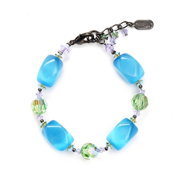 Ronnie Mae Bracelet - Aqua Multi