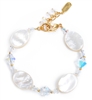 Ronnie Mae Bracelet - White Mother of Pearl
