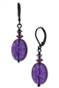 Ronnie Mae Drop Earrings - Purple