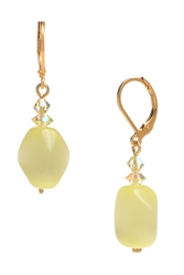 Ronnie Mae Drop Earrings - Soft Yellow