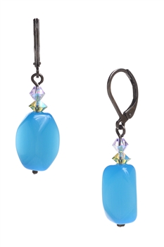 Ronnie Mae Drop Earrings - Aqua Multi