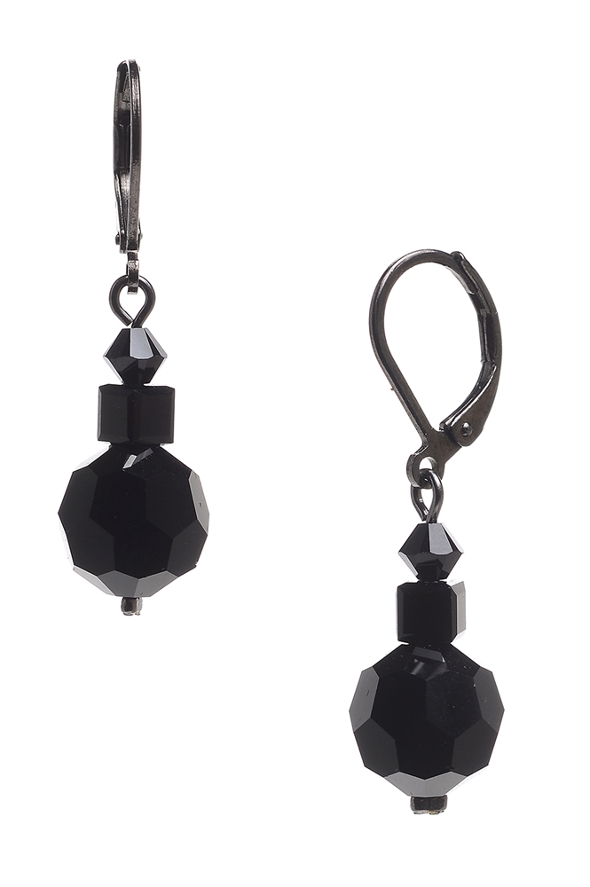 BLACK CLUSTER DROP Earrings | Rebekajewelry