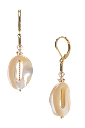 Ronnie Mae Drop Earrings - Mother of Pearl