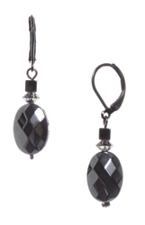 Ronnie Mae Drop Earrings - Hematite