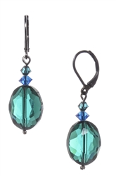 Ronnie Mae Drop Earrings - Teal / Blue