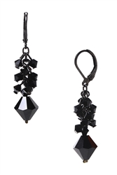 Ronnie Mae Long Earrings - Jet Black