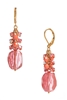 Ronnie Mae Long Earrings - Coral