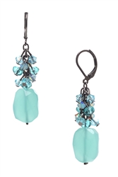 Ronnie Mae Long Earrings - Pacific Opal