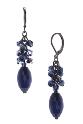 Ronnie Mae Long Earrings - Navy