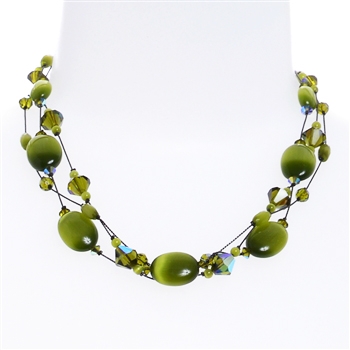 Ronnie Mae Necklace - Olivine