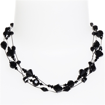 Ronnie Mae Necklace - Jet Black