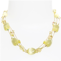 Ronnie Mae Necklace - Soft Yellow
