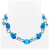 Ronnie Mae Necklace - Aqua Multi