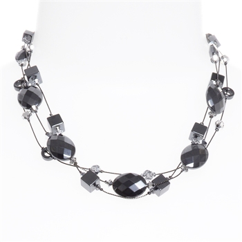 Ronnie Mae Necklace - Hematite