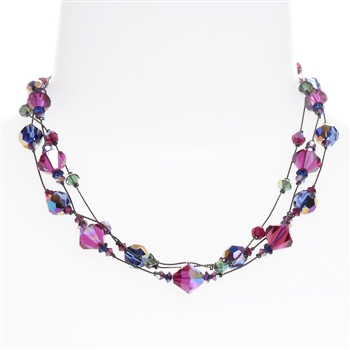 Ronnie Mae Necklace - Jewel Tone Multi