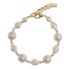 Ronnie Pearl Bracelet - Cream