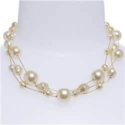 Ronnie Pearl Necklace - Cream