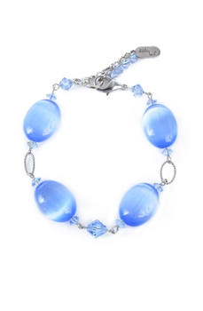 Ronnie Ring Bracelet - Light Sapphire