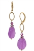 Ronnie Ring Earring - Magenta